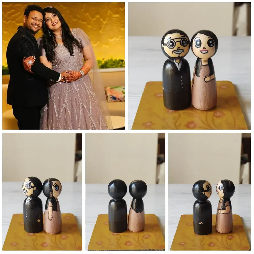 Personalised Dolls on Coaster - photo 3